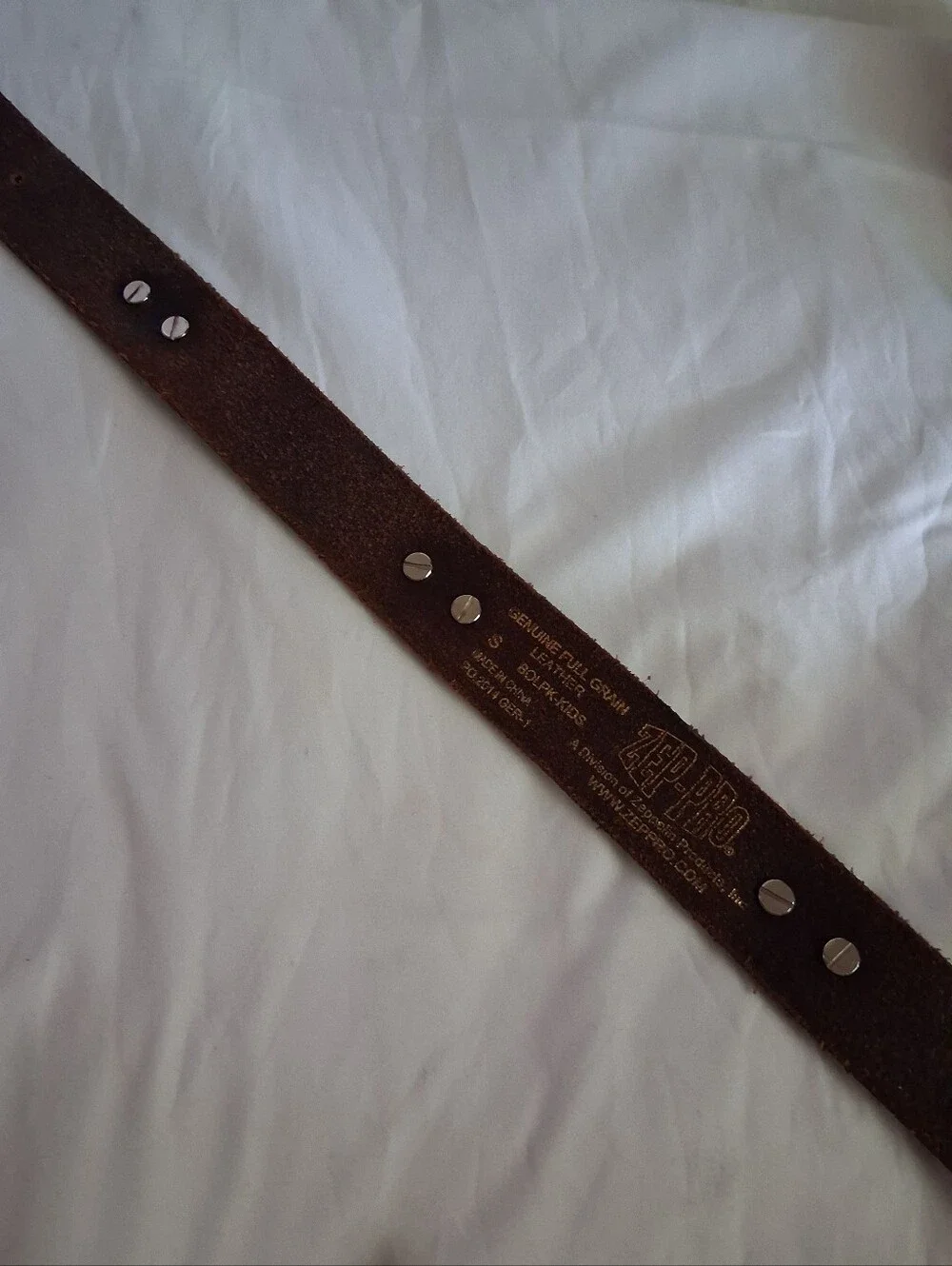 ZEP-PRO Kids Georgia Southern Eagles Leather Concho Belt